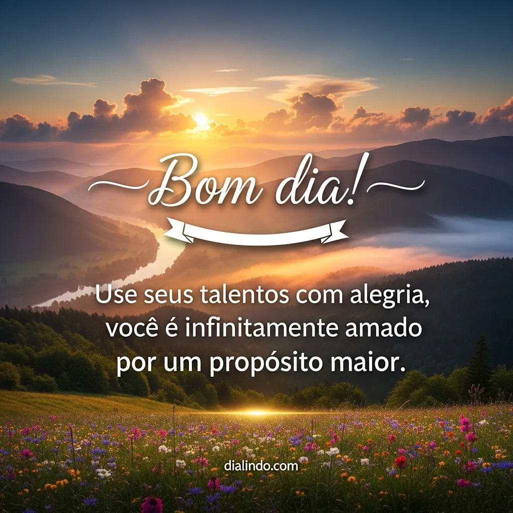 Alegria, Propósito e Amor Infinito