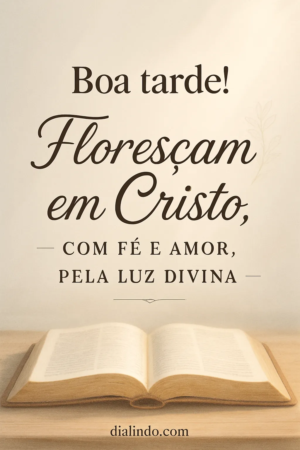 Florescer Divino: Fé Iluminada