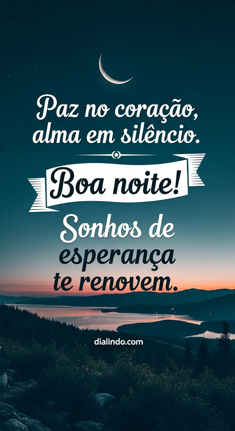 Silêncio da alma esperançosa