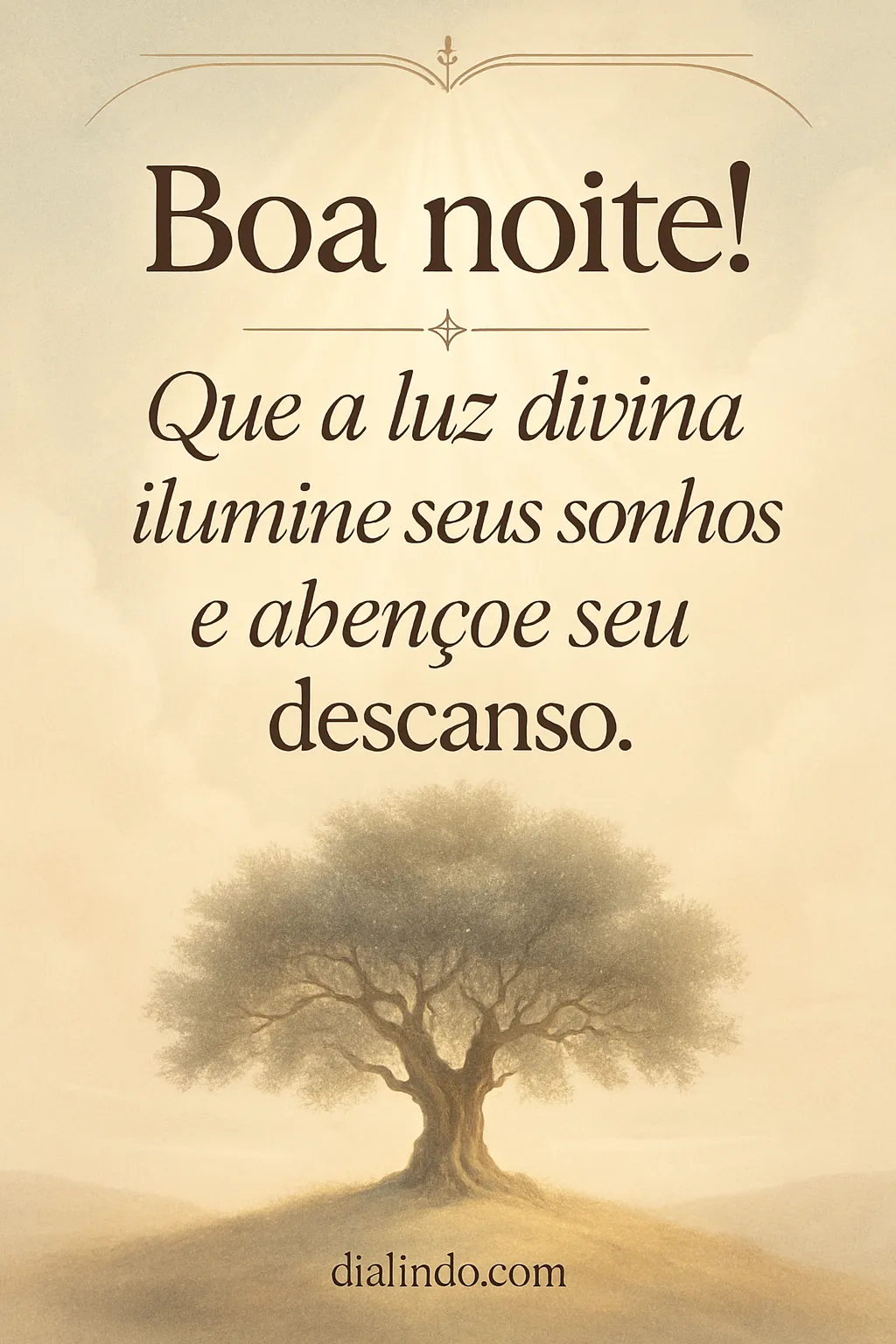 Luz Noturna Abençoada.