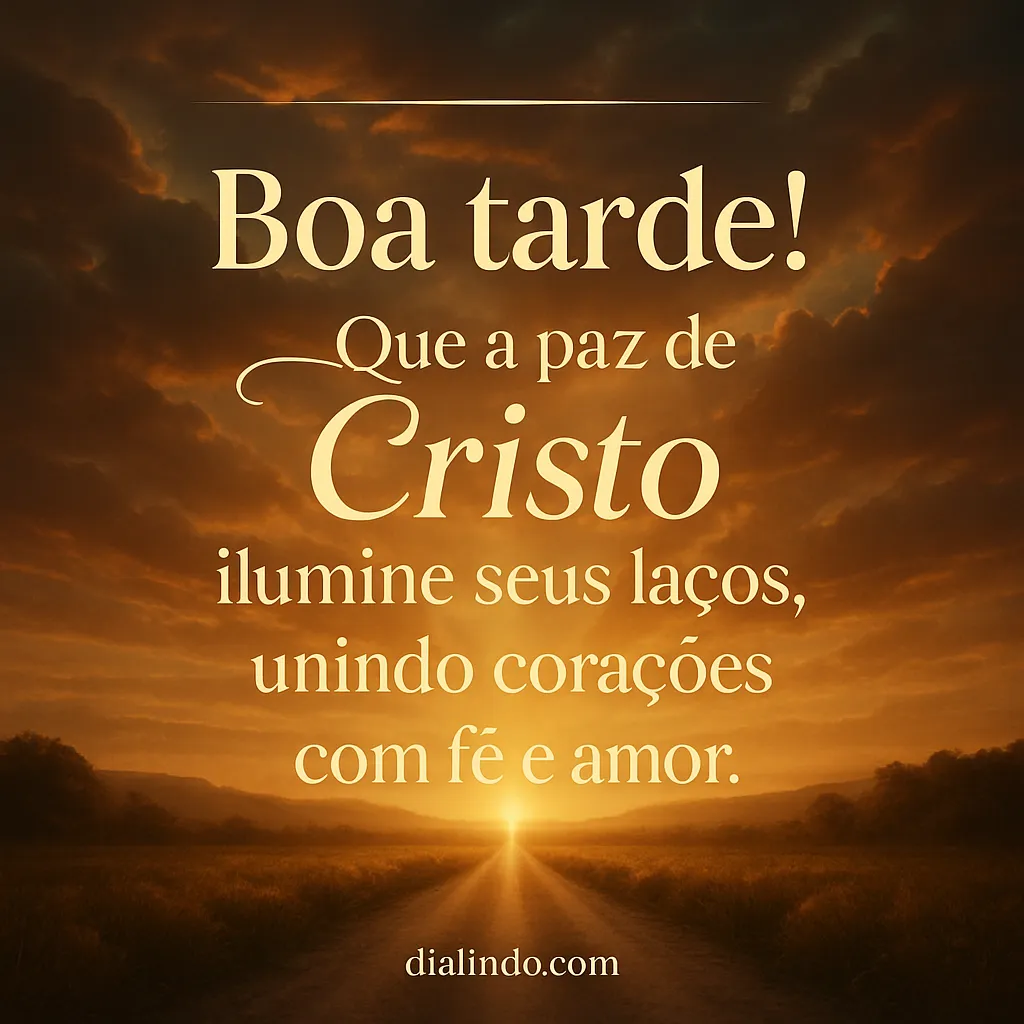 Laços Iluminados em Cristo.