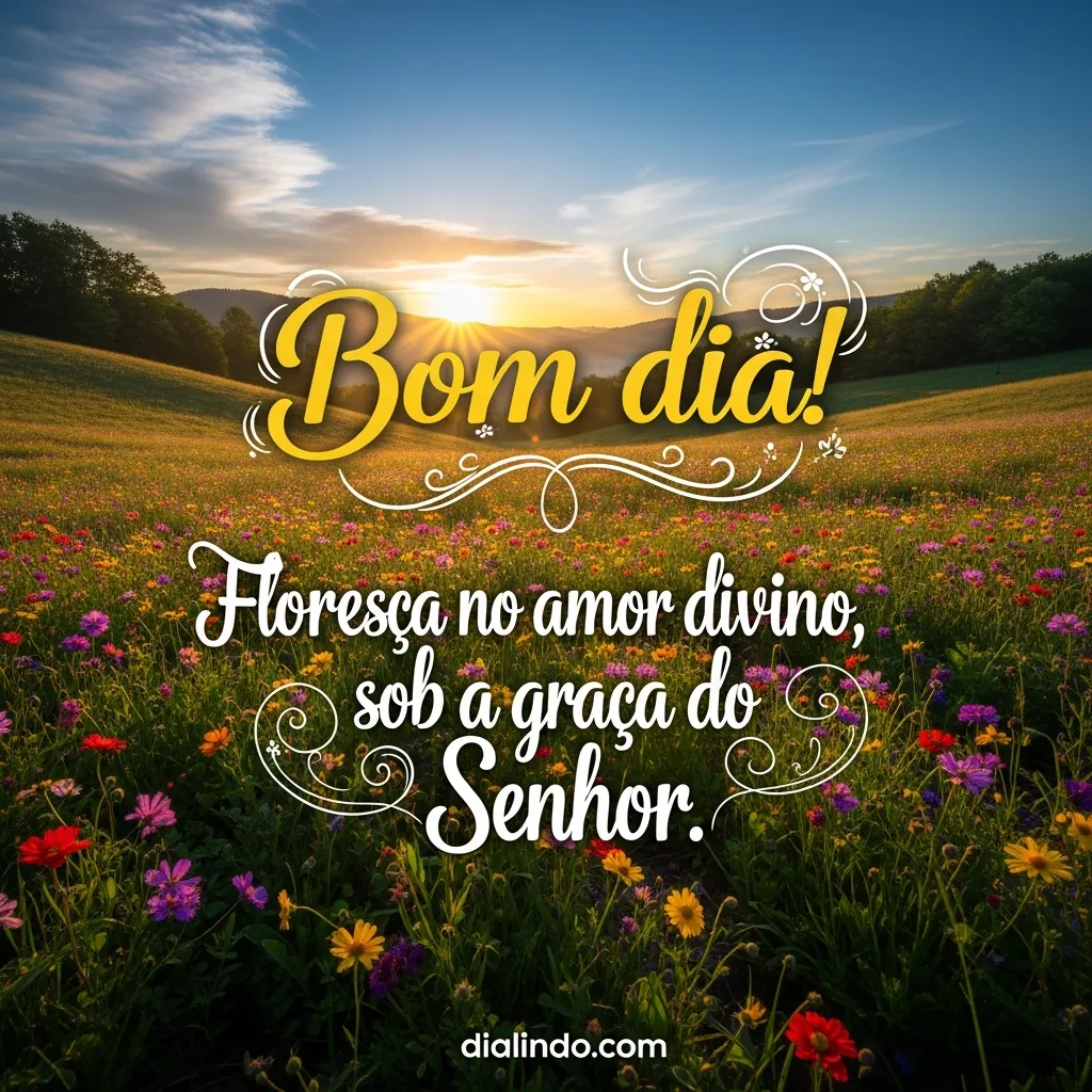 Floresça no Amor Divino