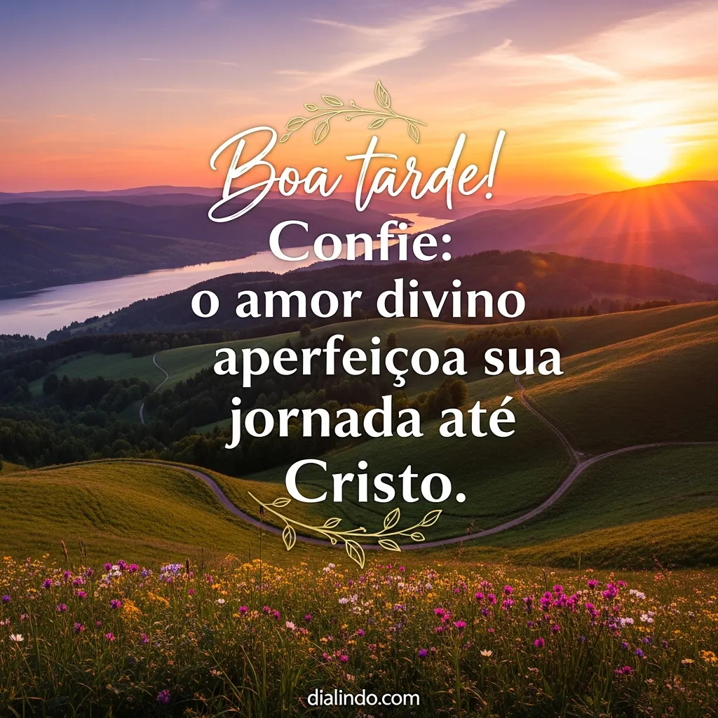 Amor divino: rota para Cristo.