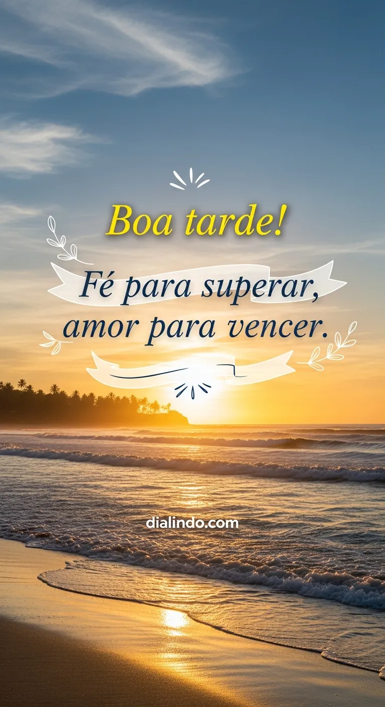 Fé Ama, Vence Obstáculos.