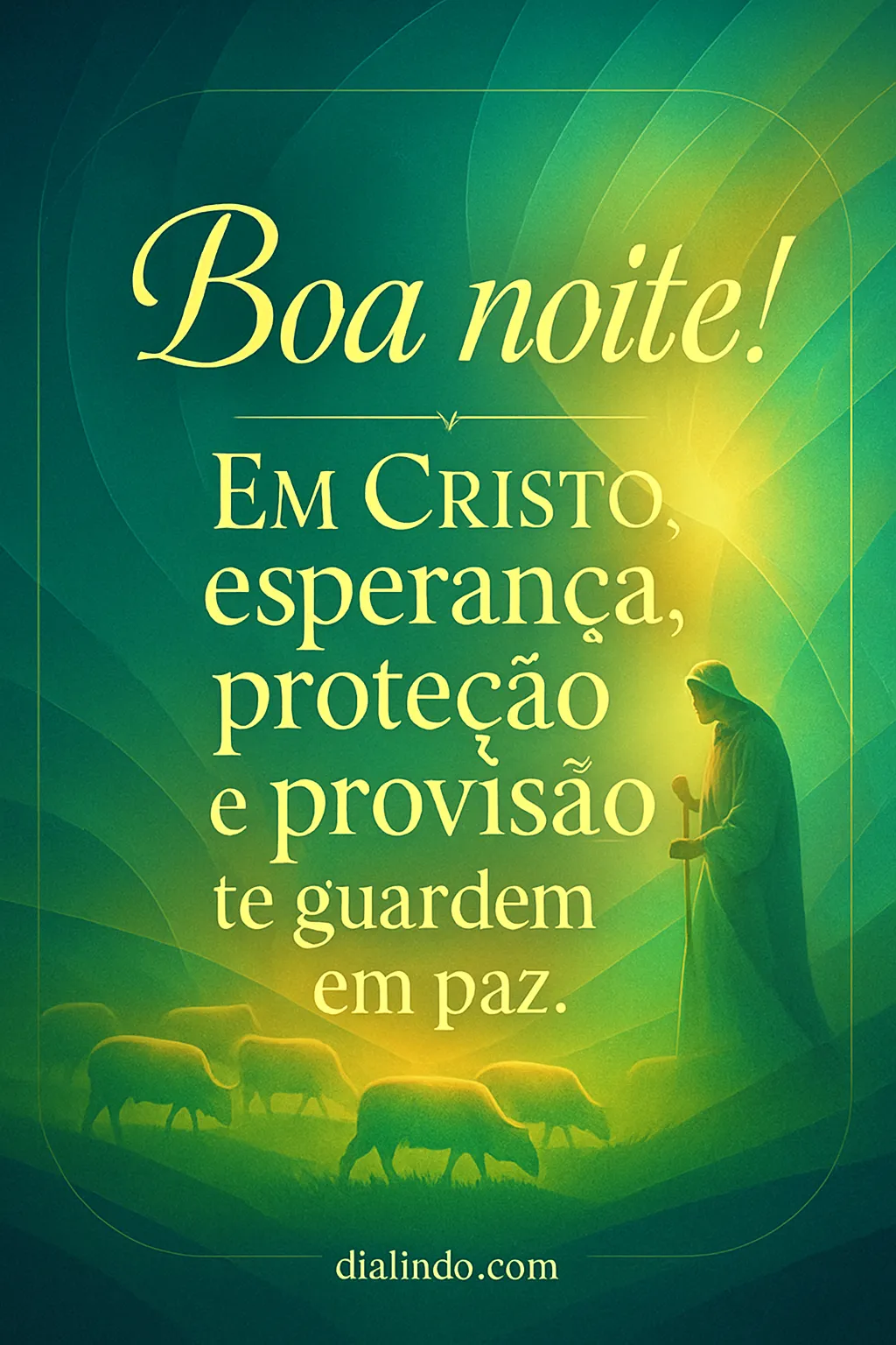 Paz guardada em Cristo.