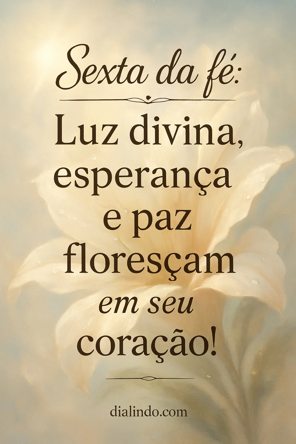 Coração Florido de Sexta.