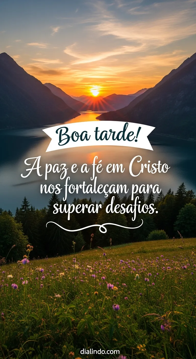 Cristo: Paz, Fé, Superação