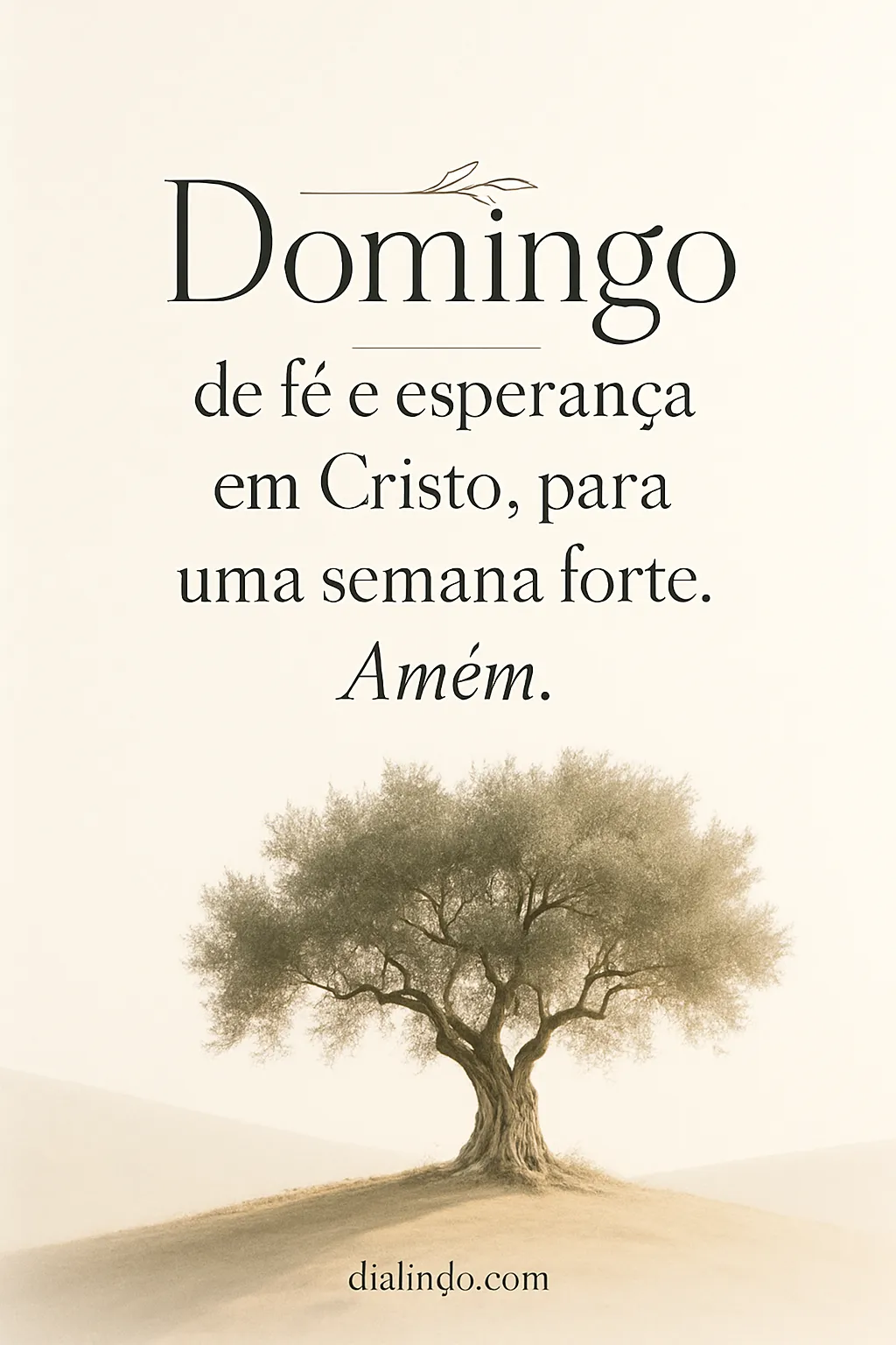 Cristo: Fé para a jornada.