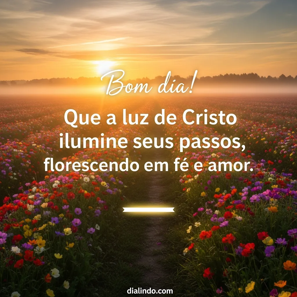 Passos Iluminados em Flor