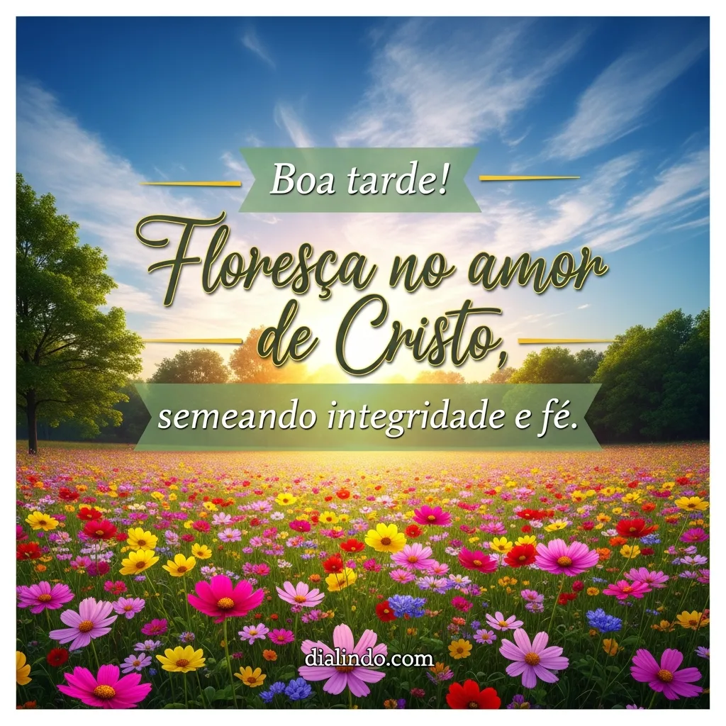 Cristo: Amor, Flores, Integridade