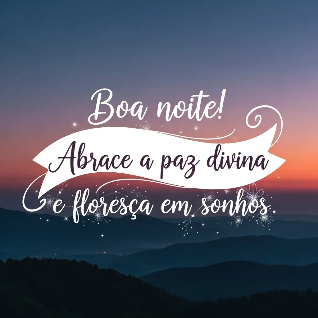 Paz Divina: Sonhos Florescentes.