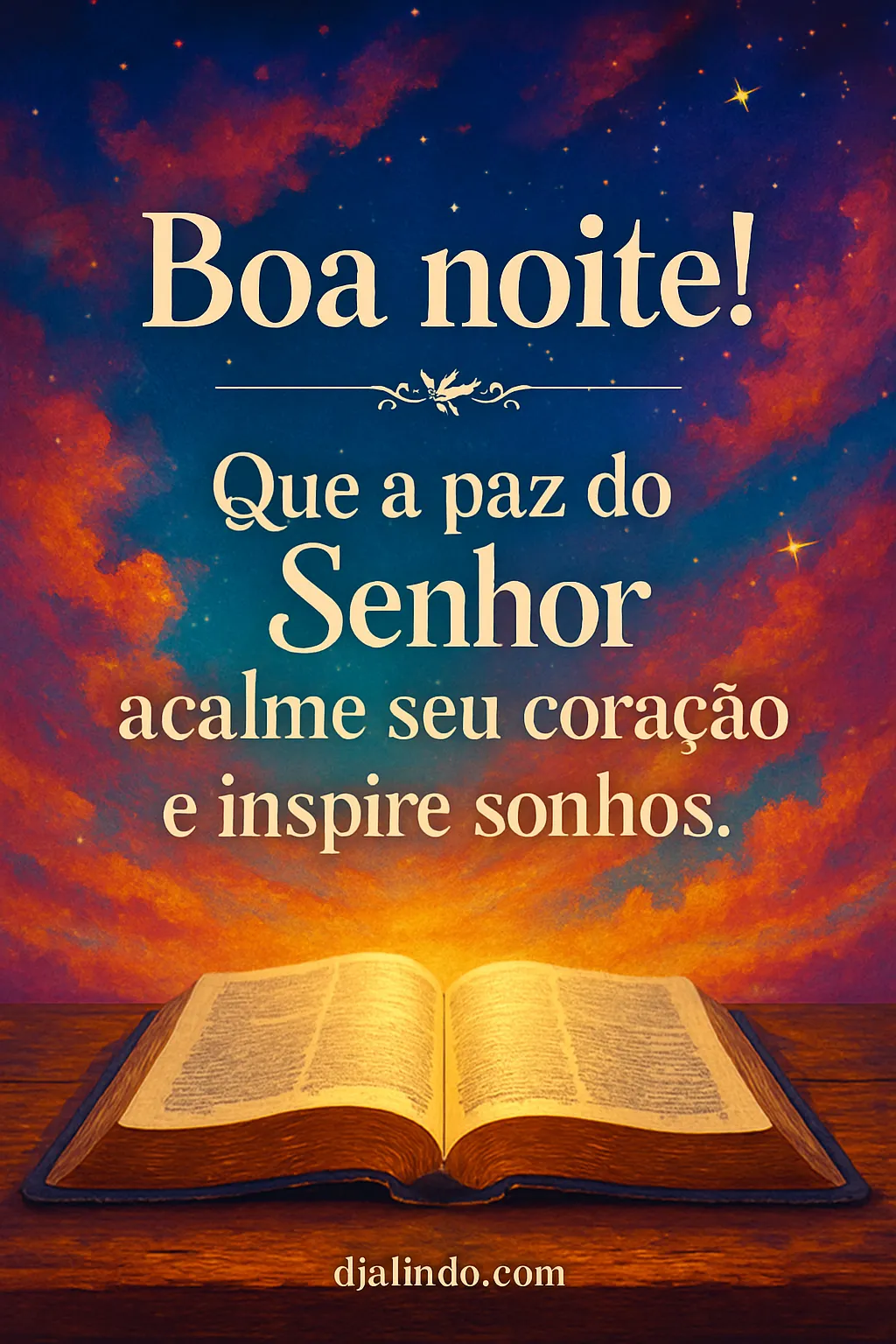 Paz noturna: sonhos guiados.