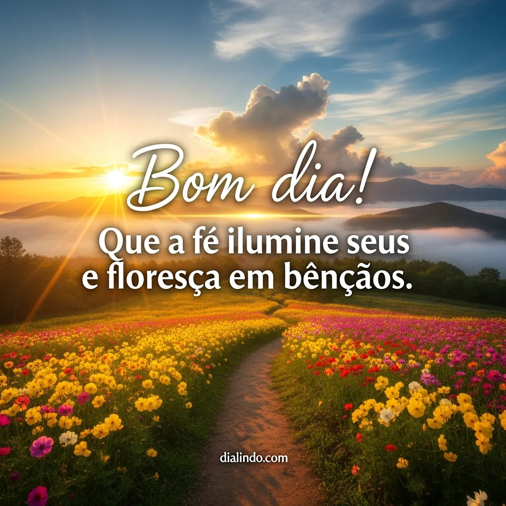 Sonhos Iluminados Florescem em Fé