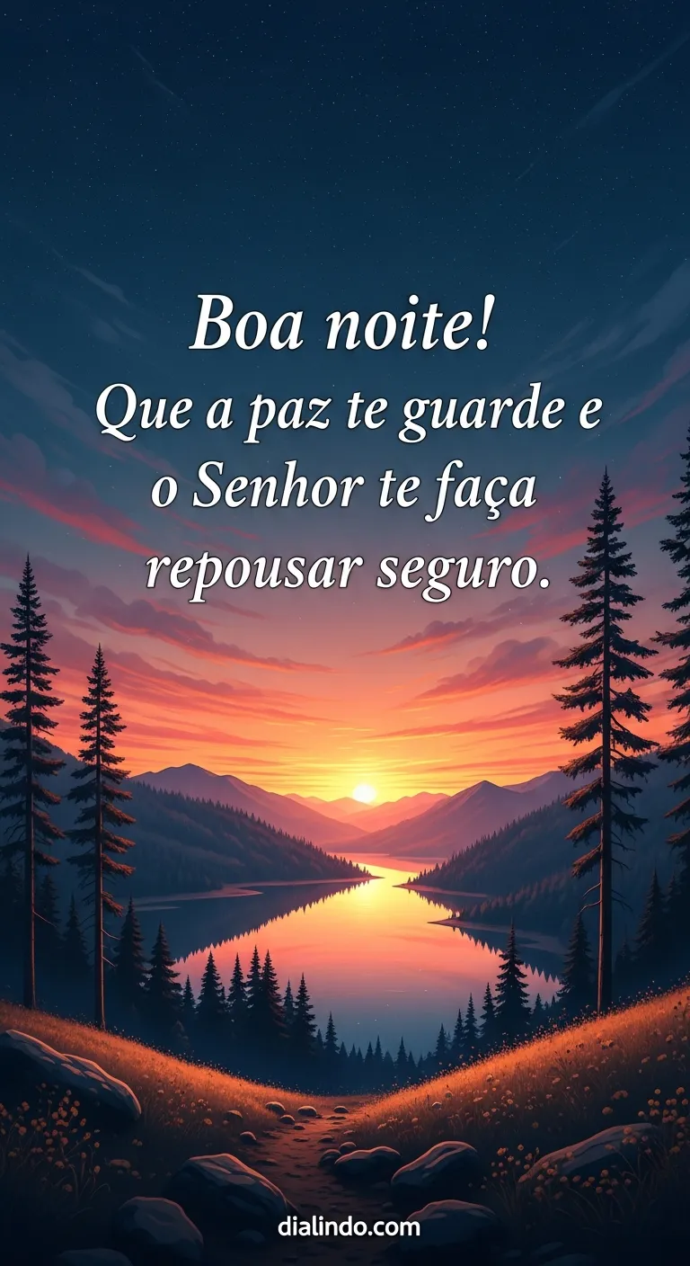 Repouso Seguro sob a Paz.