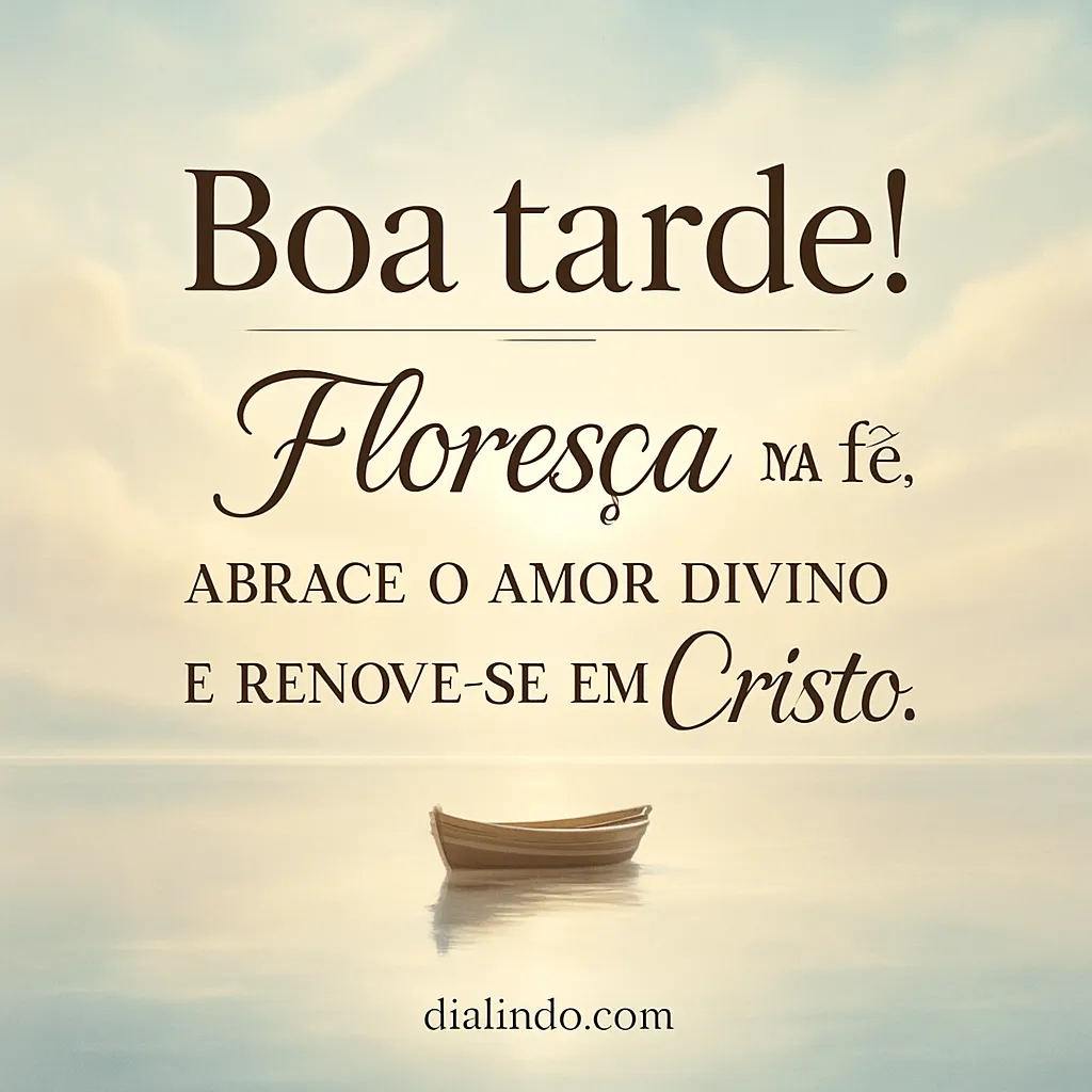 Fé, Amor e Renovação.