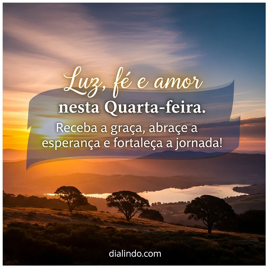 Quarta-feira: Graça, Esperança, Jornada.