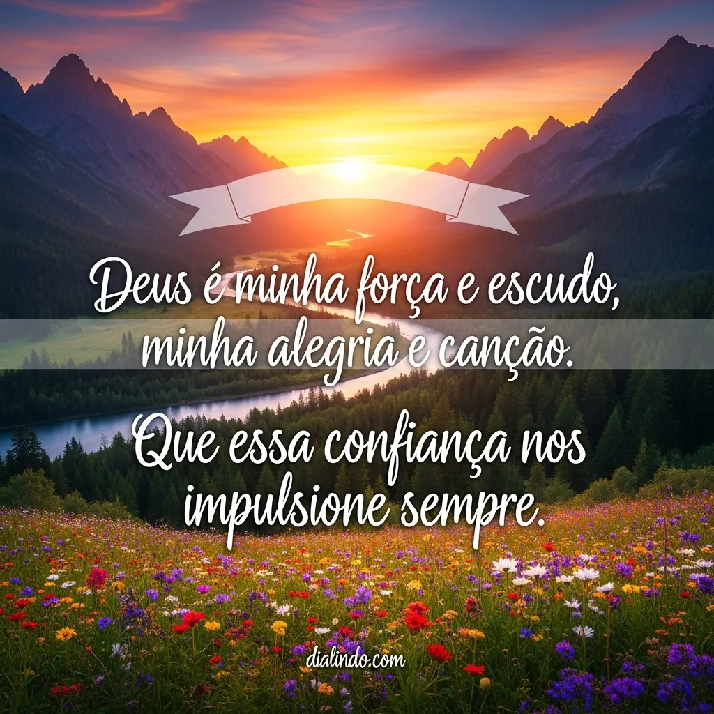 Canção Confiante: Escudo Divino