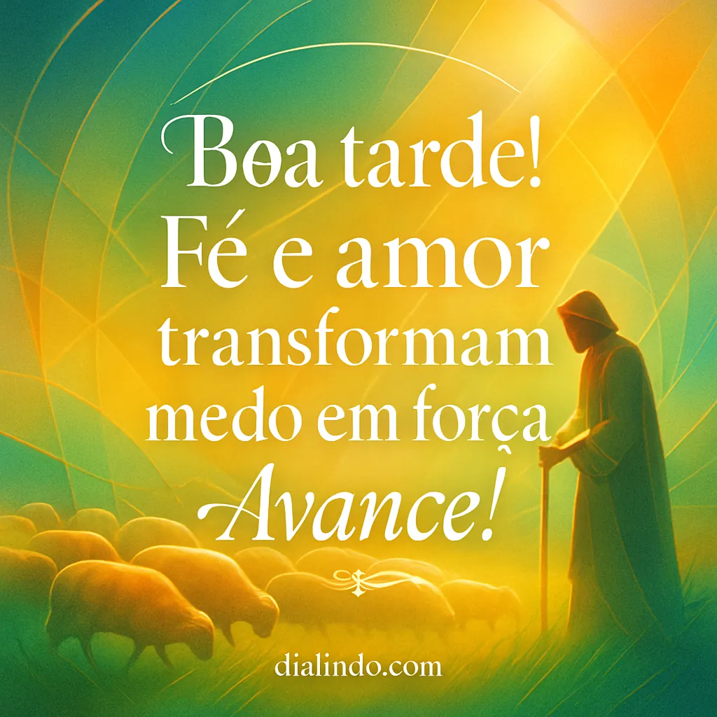 Amor e Fé Impulsionam Avanço