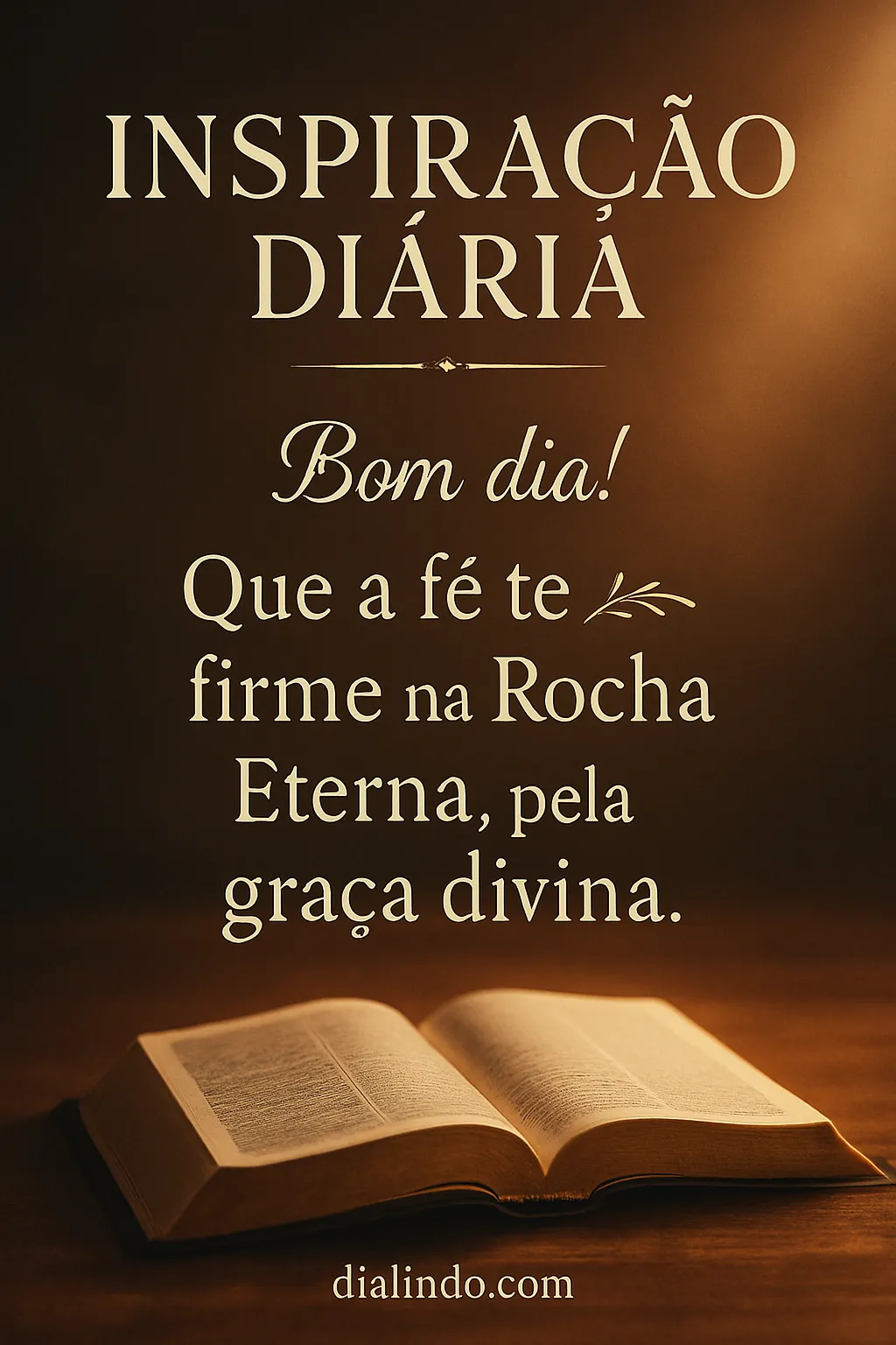 Fé Firme: Rocha e Graça.