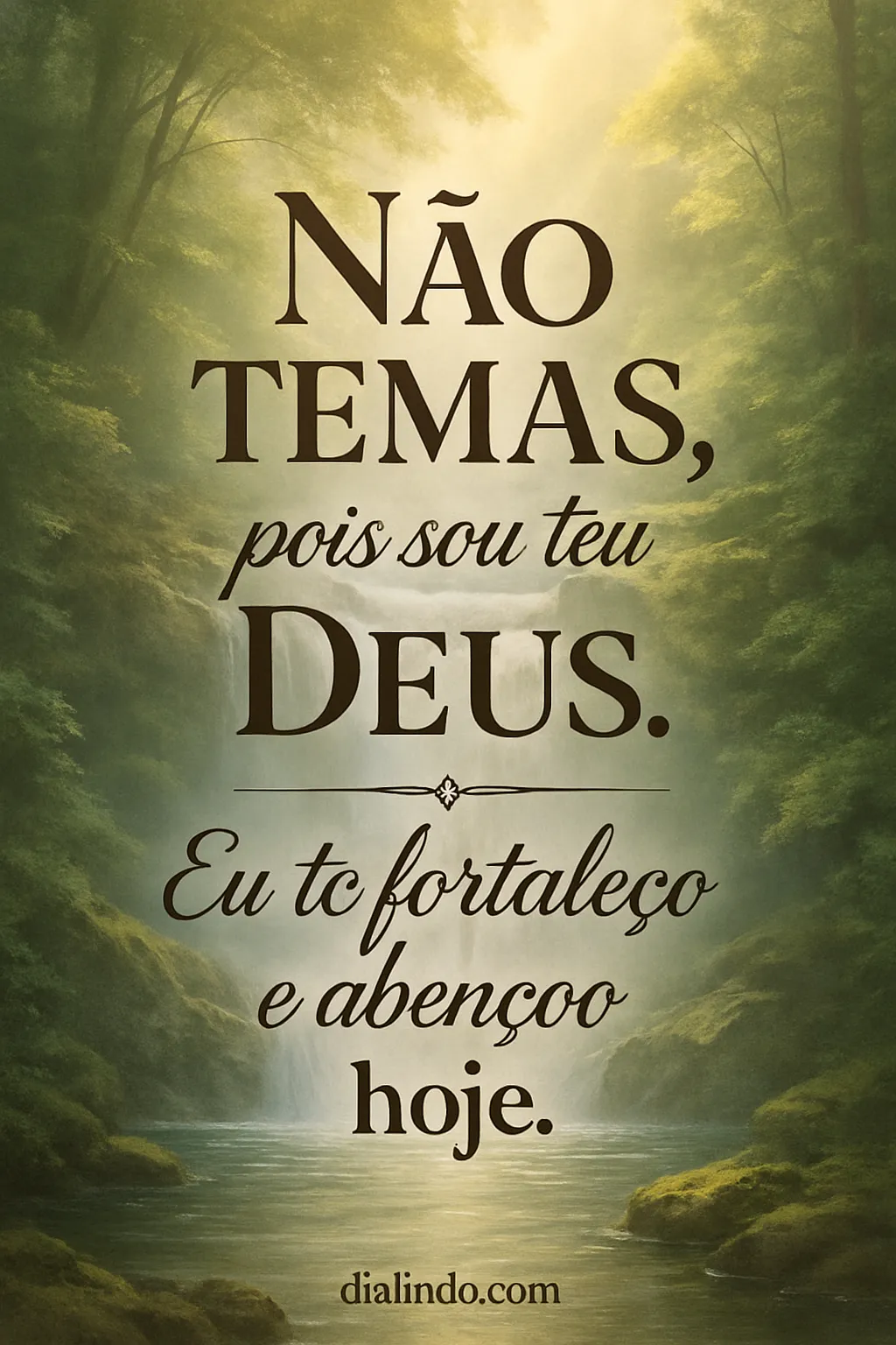 Deus: Fortaleza, Bênção Presente.