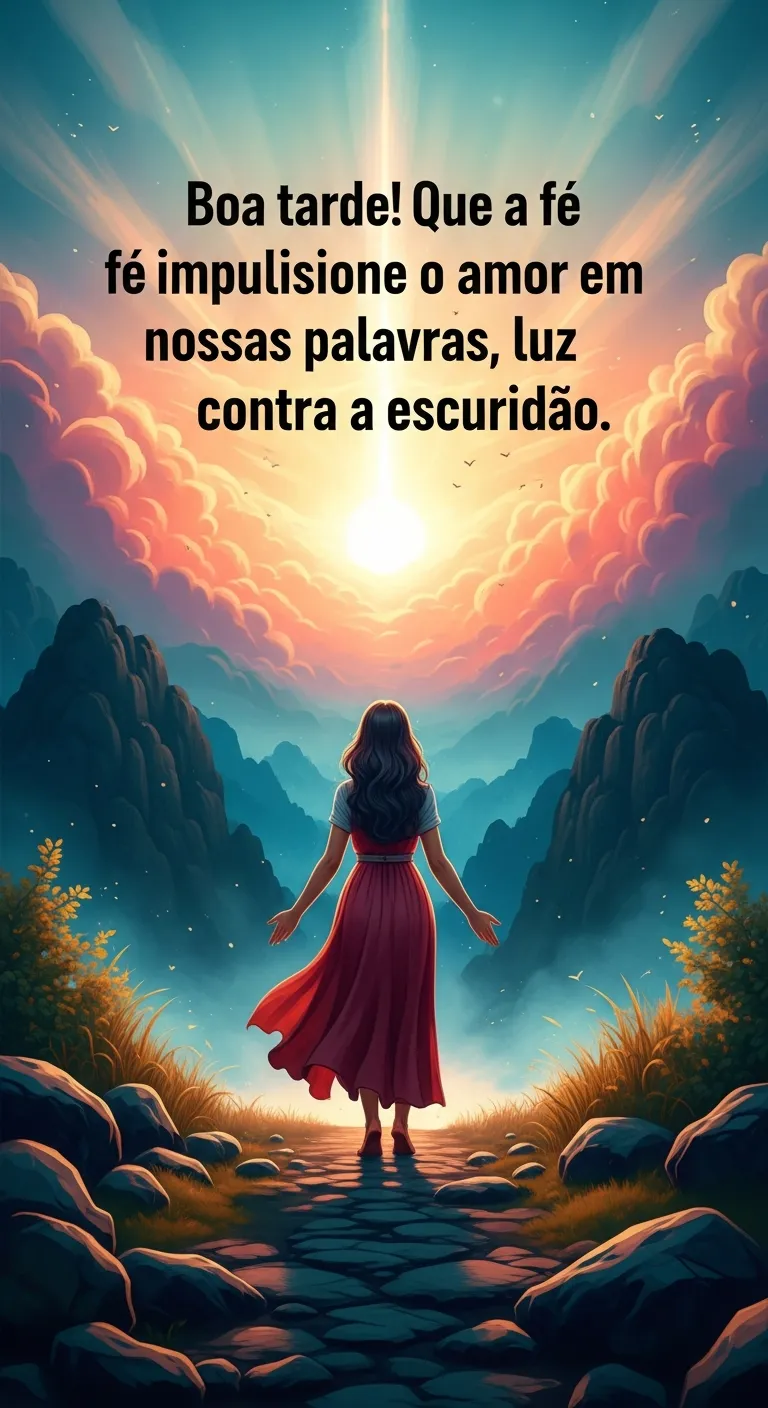 Fé: Luz nas Palavras.