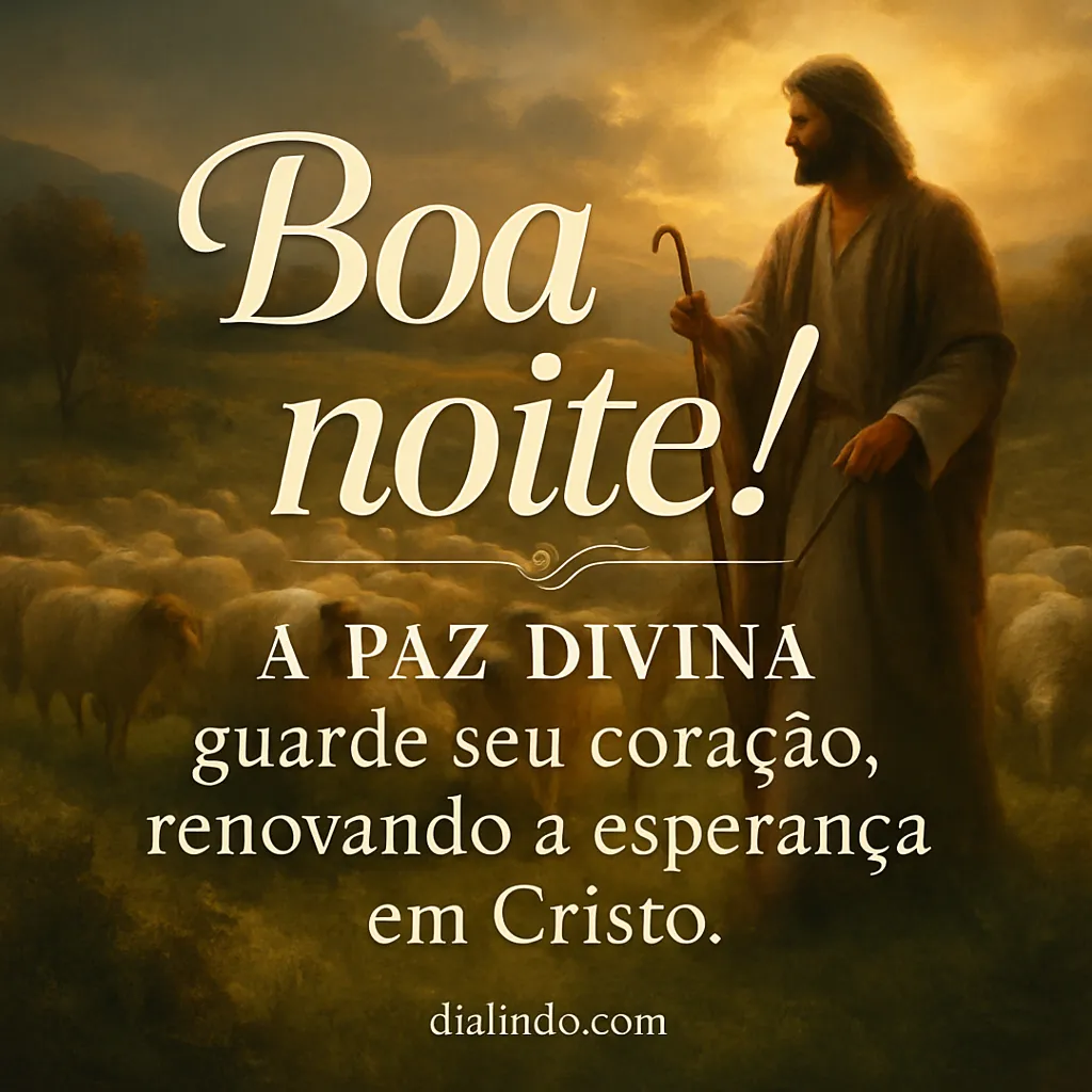 Coração guardado, esperança em Cristo.