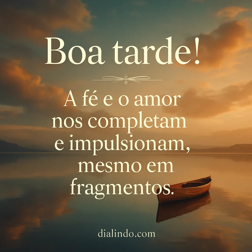 Fragmentos: Fé, Amor, Impulso.