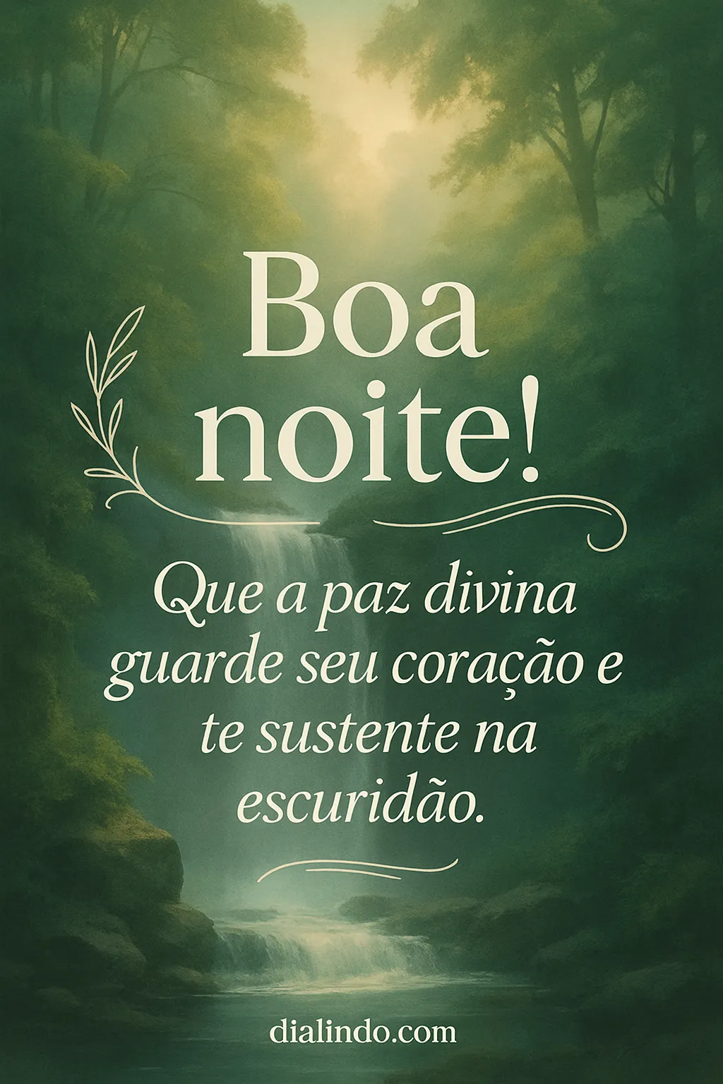 Paz Divina na Noite Escura