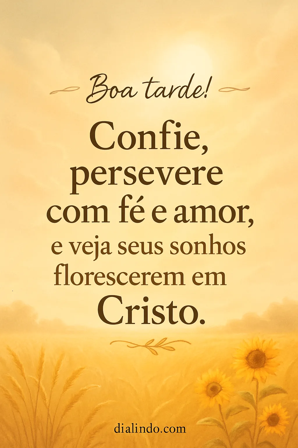 Florescer em Cristo: Sonho Vivo