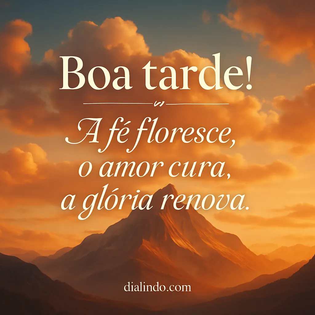 Florescer, Curar, Renovar: A Fé