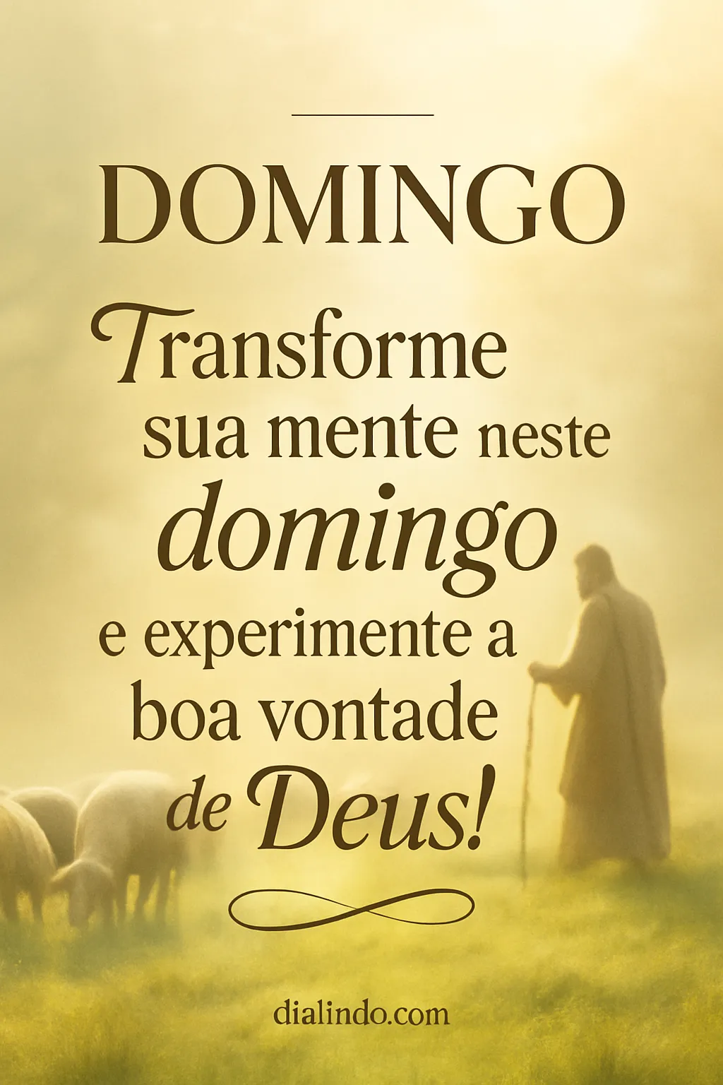 Domingo: Mente Renovada, Graça Divina