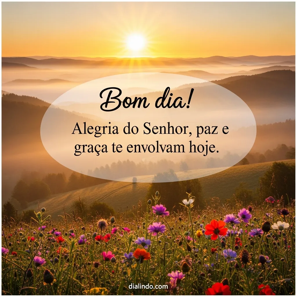 Alvorada de Graça e Alegria.