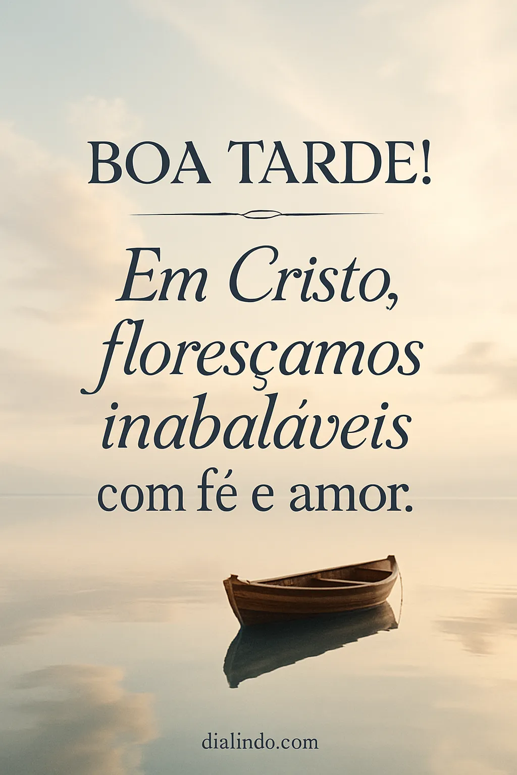 Fé Inabalável: Florescer em Cristo