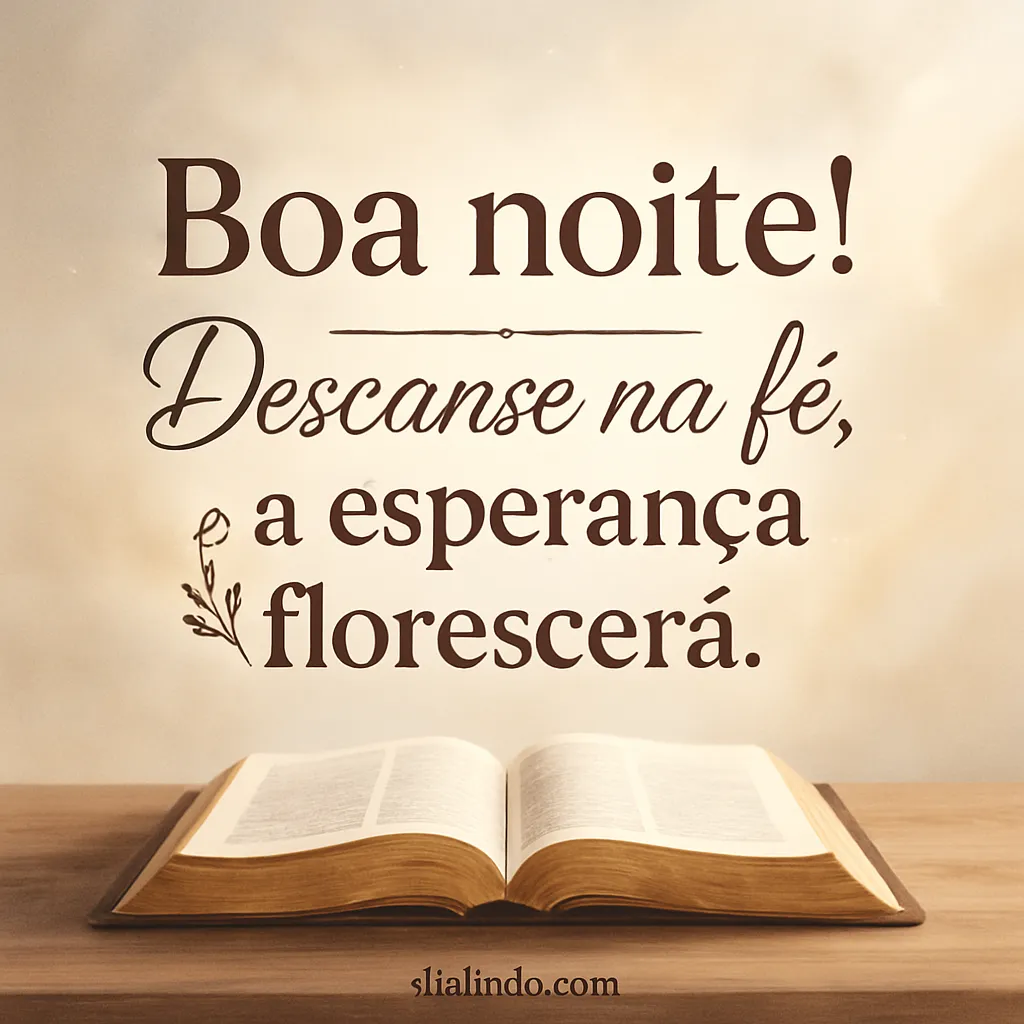 Fé Adormecida, Esperança Desperta