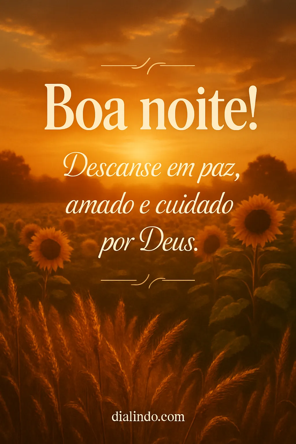 Deus acolhe o sono eterno.