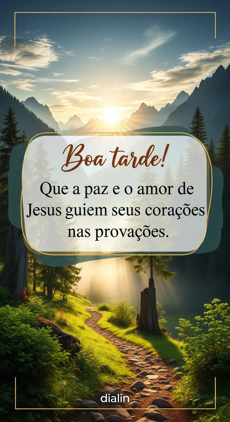 Paz, Amor, Guiança Divina