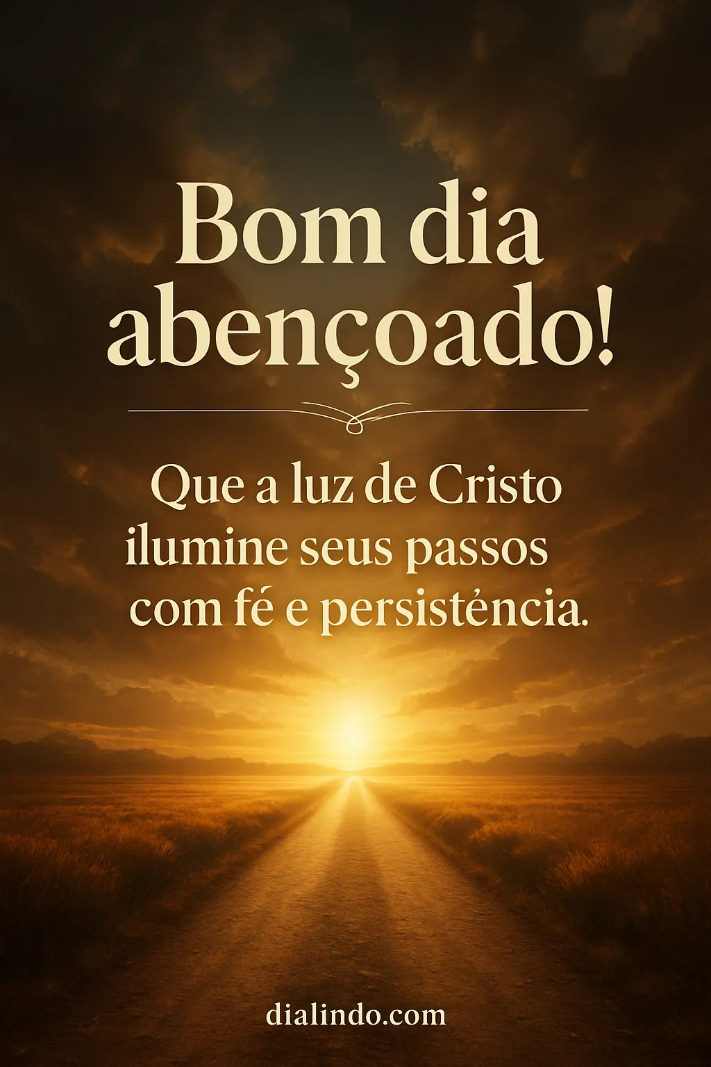 Passos Iluminados em Fé.