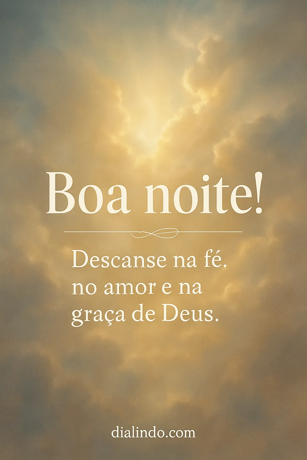 Tríade Divina: Descanso Noturno