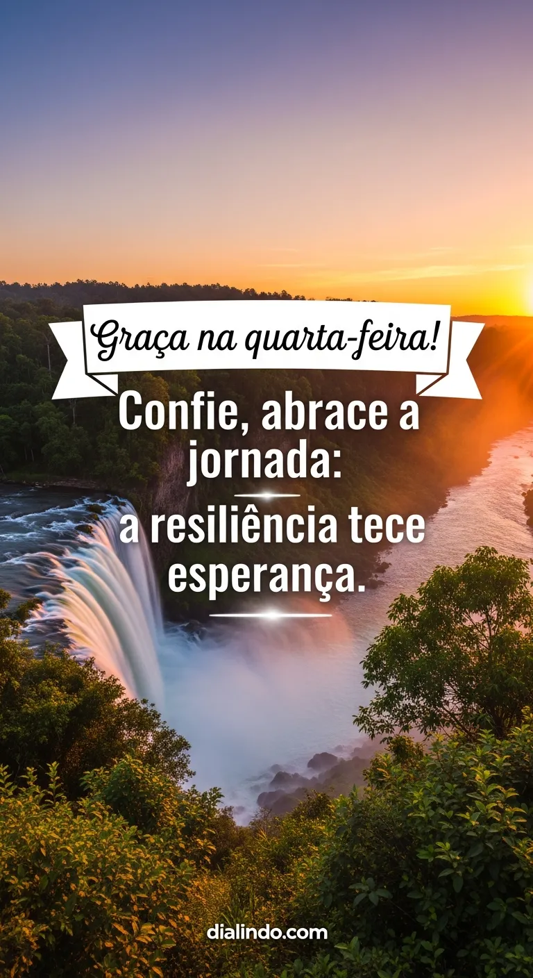 Quarta-feira: Graça e Resiliência