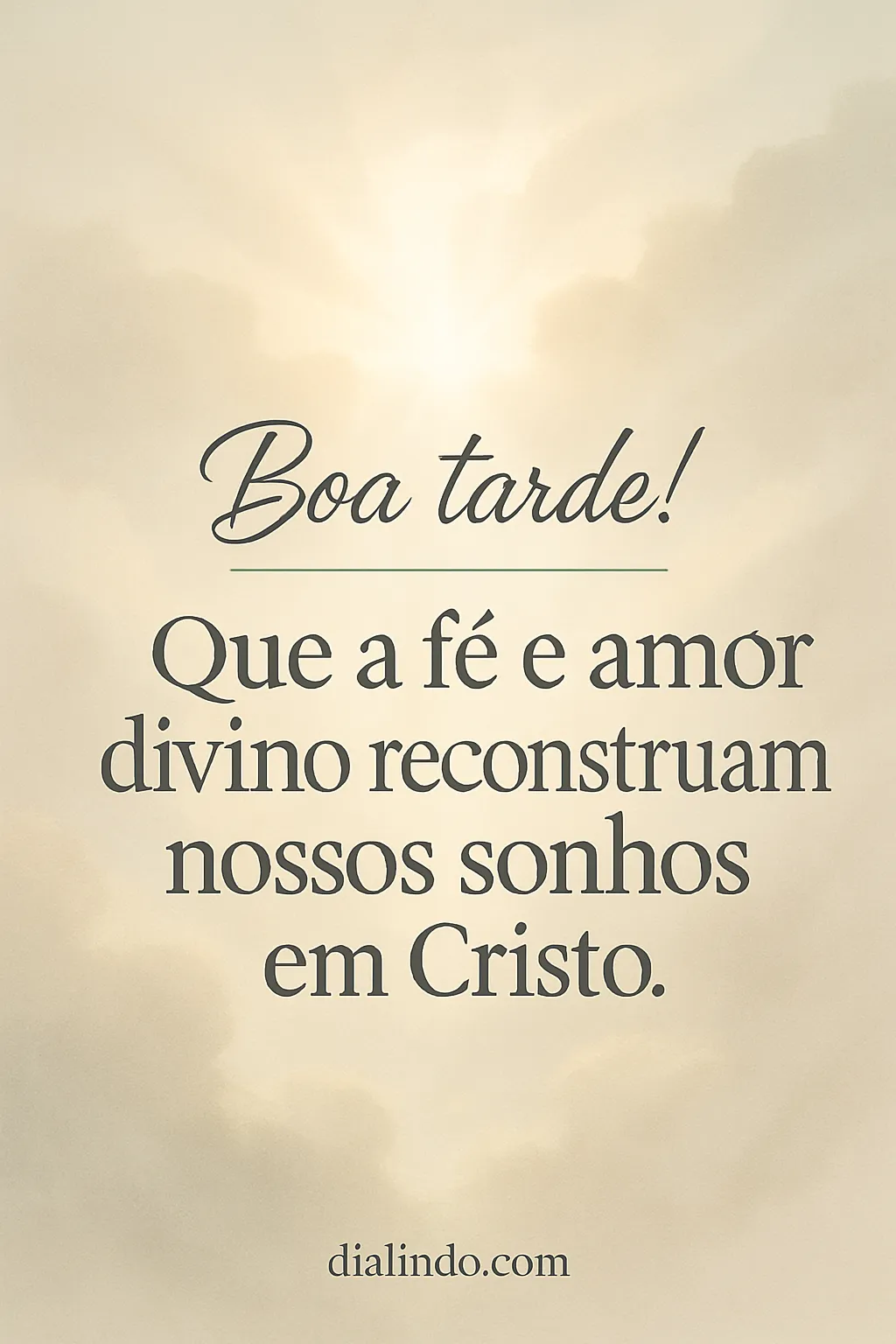 Reconstruindo Sonhos em Cristo