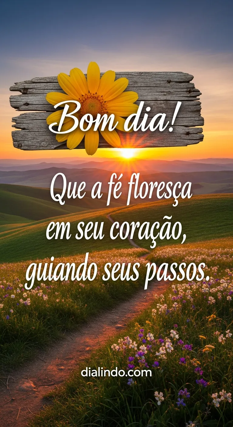 Fé Florescendo em Passos Guiados