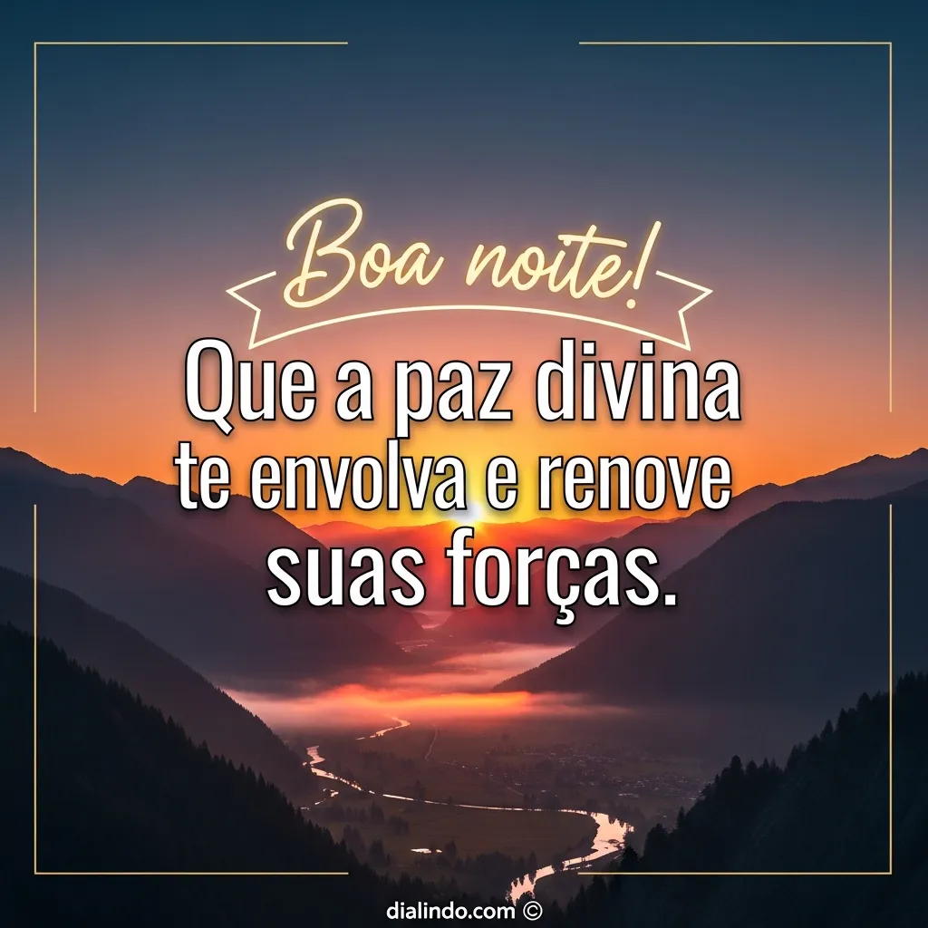 Paz Divina: Revigorar Noturno.