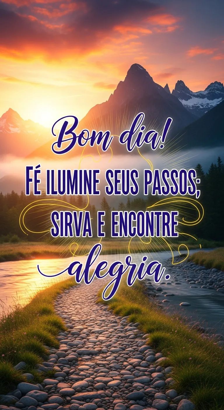 Passos Iluminados em Serviço Alegre