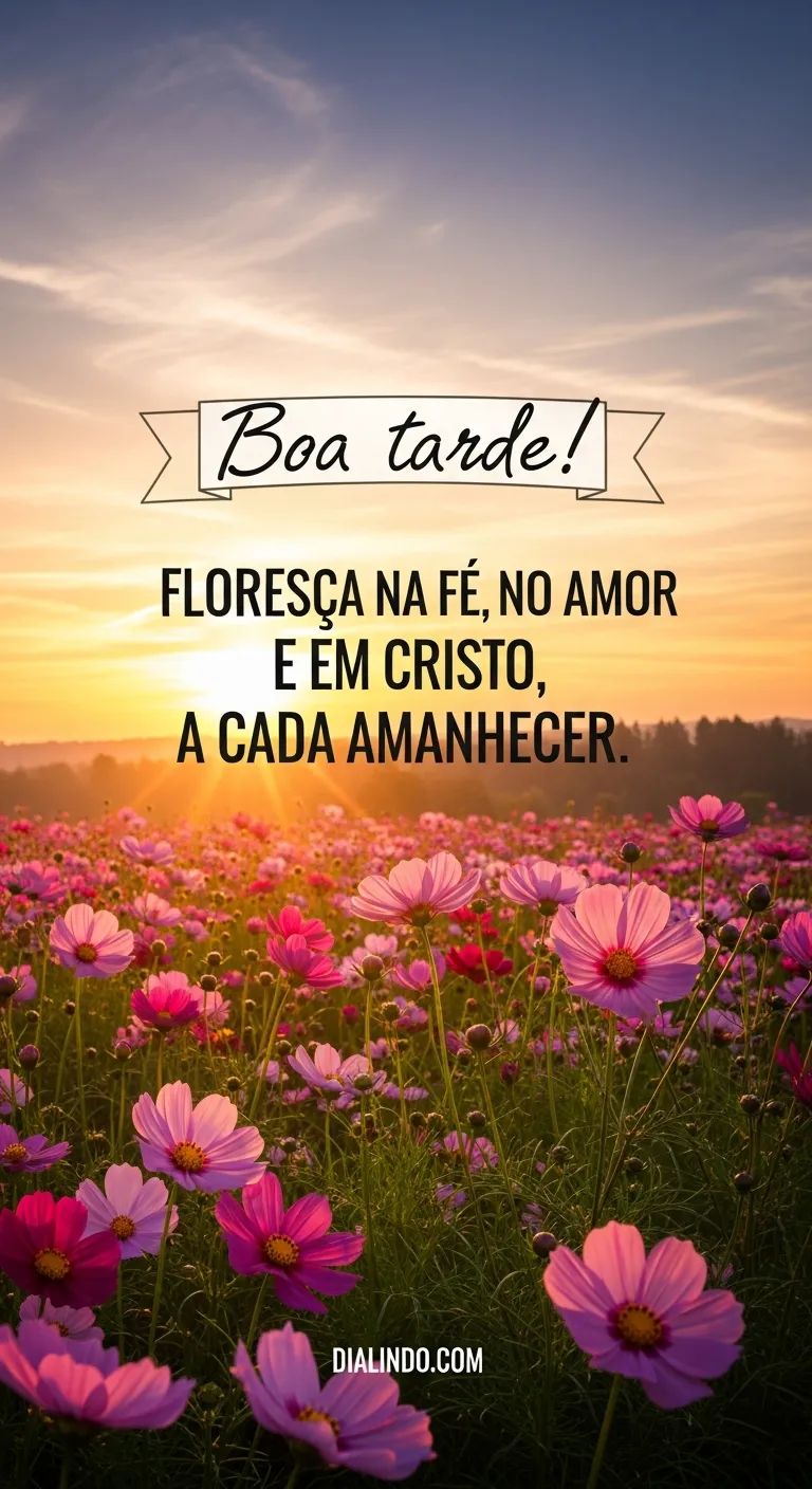 Amanhecer: Fé, Amor, Cristo.
