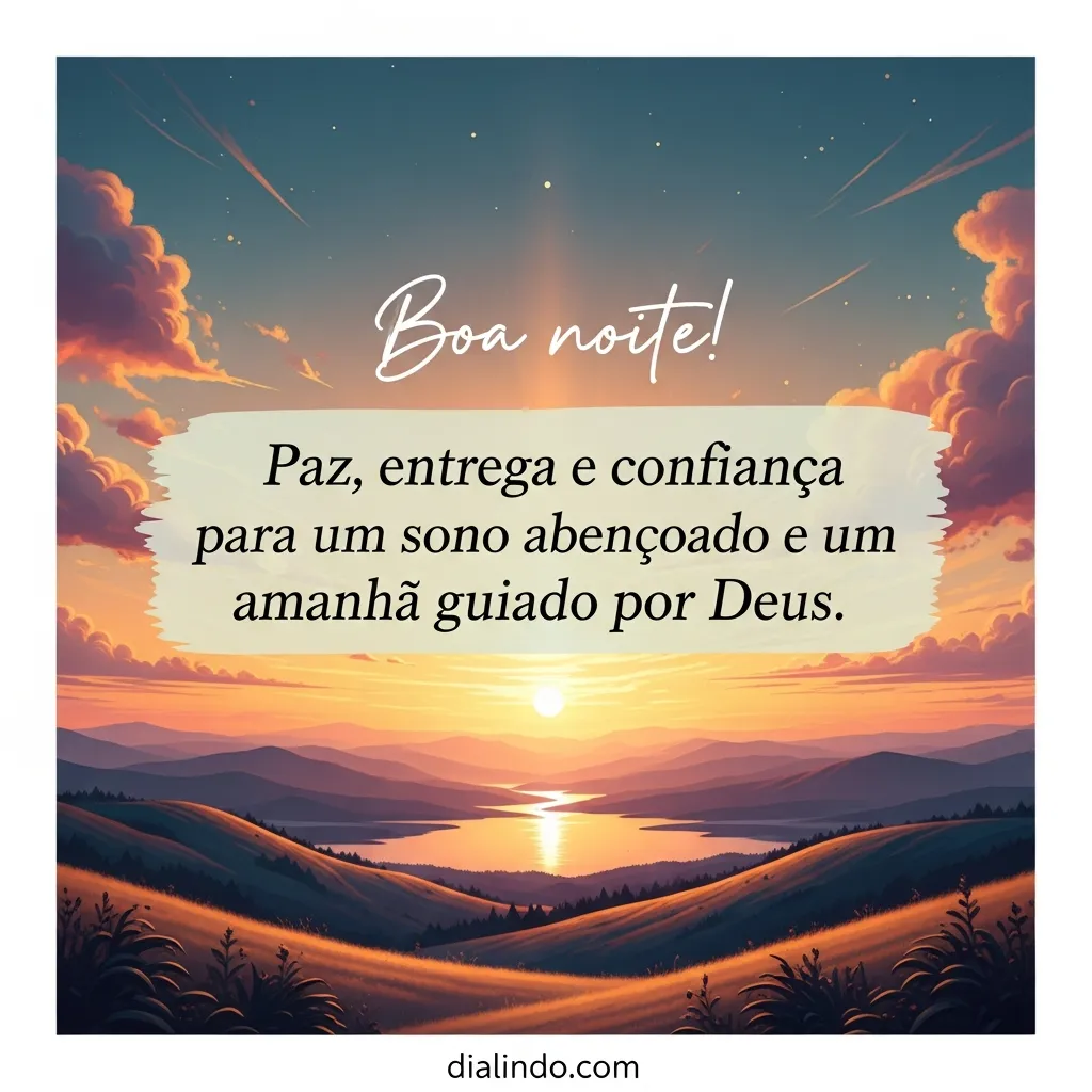 Amanhã guiado: sono em paz