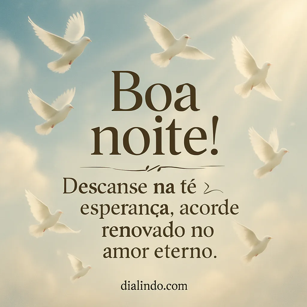 Renovo: Fé, Esperança, Amor.