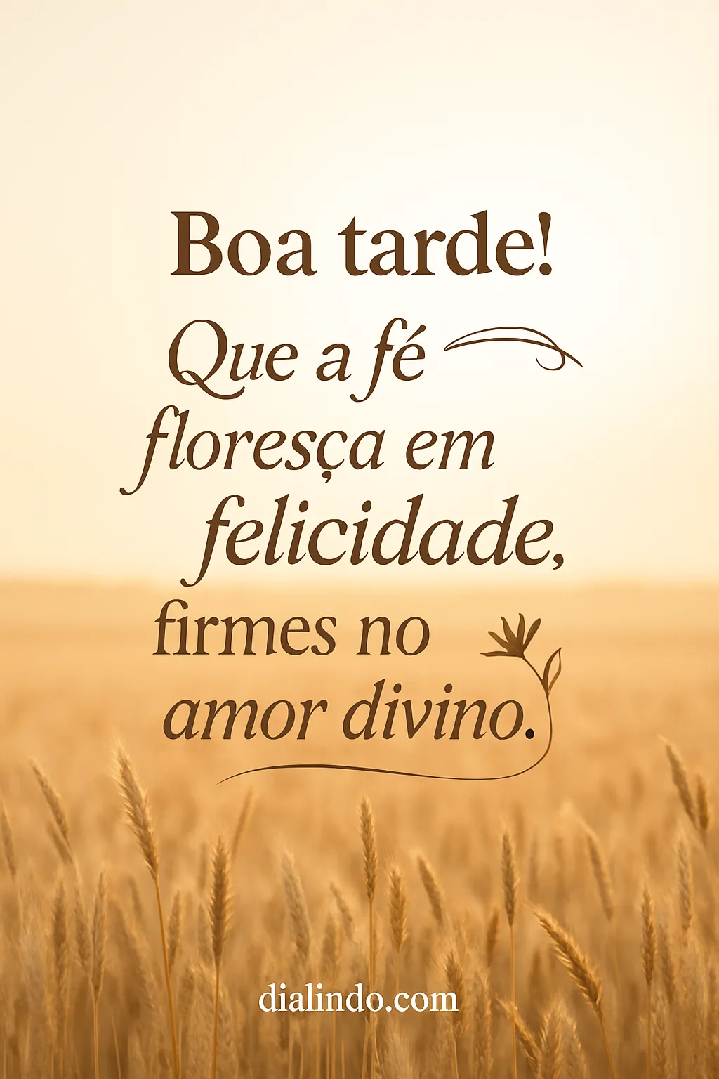 Amor Divino: Jardim Feliz