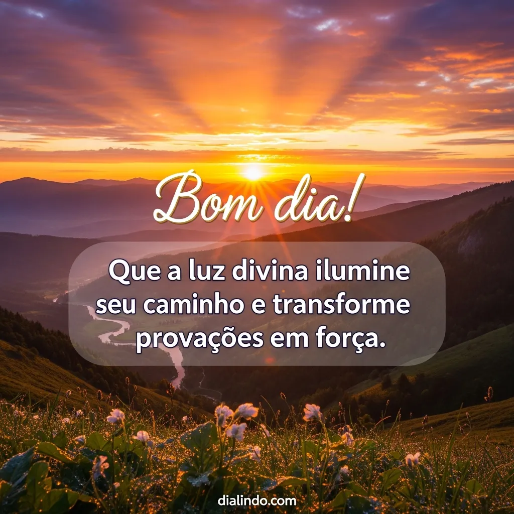 Luz Divina: Força em Provações