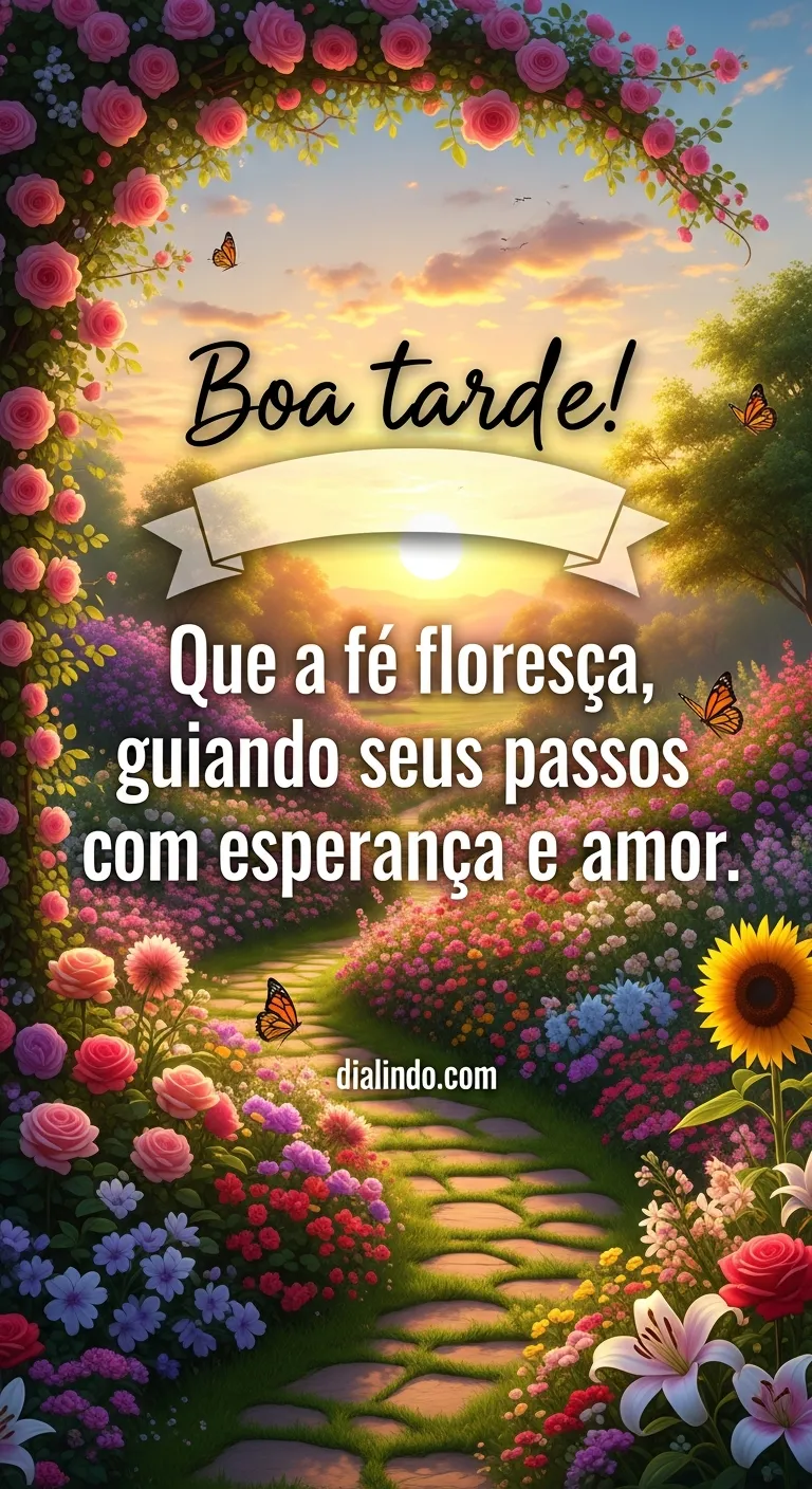 Florescer: Fé, Passos, Esperança