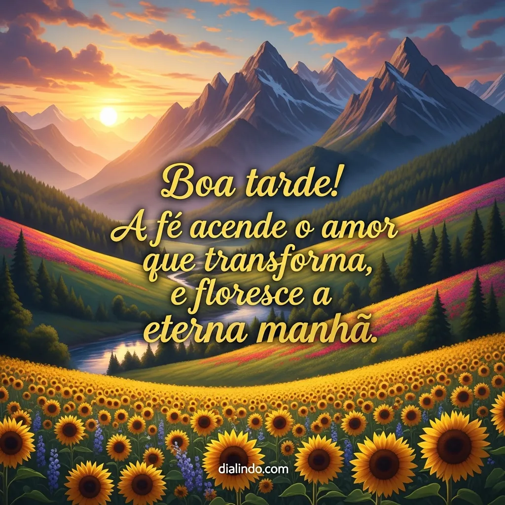 Fé: Amor Alvorecendo a Eternidade